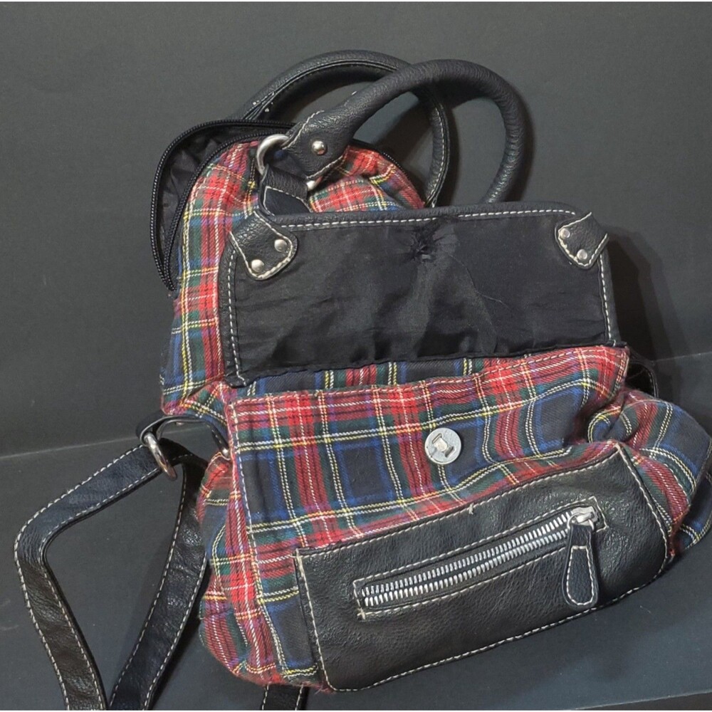 Maurices ~ Multicolor Plaid Backpack - Picture 6 of 6